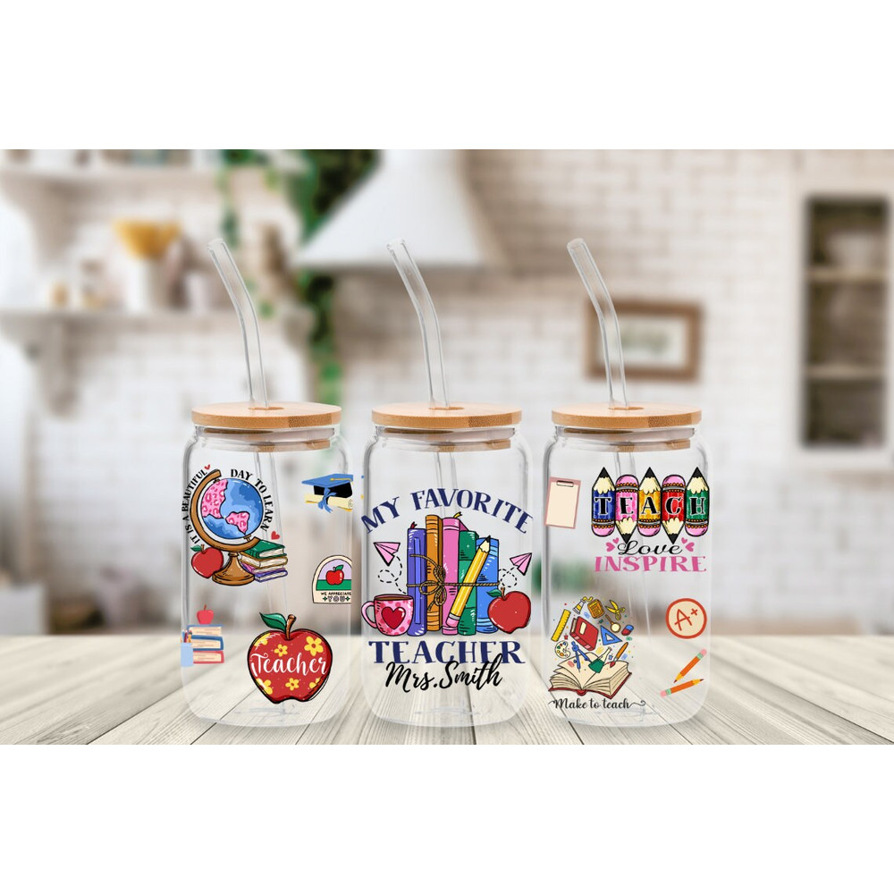 Teacher Fuel 16oz Libbey Glass Can Png Wrap, Libbey PNG Glass Can Wrap Sublimation Teacher PNG Teacher Appreciation Gift Teacher Gift - 3.jpg