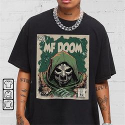 mf doom comic shirt, mf doom style comic hip hop 90s vintage retro graphic tee comic rap gifts for fan unisex t-shirt