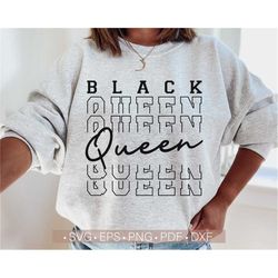 black queen svg, dope svg, black woman svg, birthday queen shirt svg cut file for cricut, afro queen svg, melanin svg si
