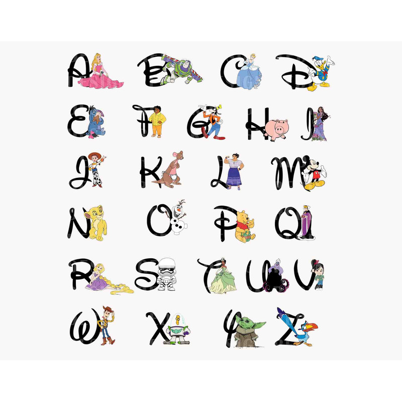 Alphabet Letters Png, Princess Png, Family Trip Png, Vacay Mode Png, Magical Kingdom Png, Family Vacation Png, Family Matching Shirt Png - 1.jpg