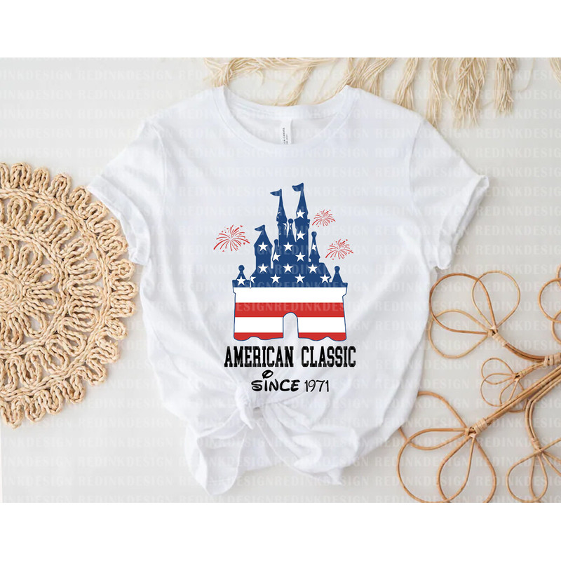 American Classic Since 1971 Svg, Happy 4th of July Svg, Magical Castle Svg, Fourth of July Svg, American Flag Svg, Independence Day Svg - 2.jpg