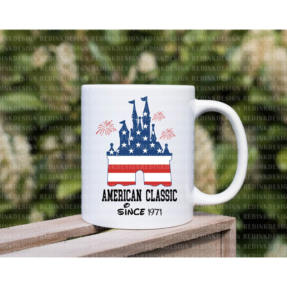 American Classic Since 1971 Svg, Happy 4th of July Svg, Magical Castle Svg, Fourth of July Svg, American Flag Svg, Independence Day Svg - 3.jpg