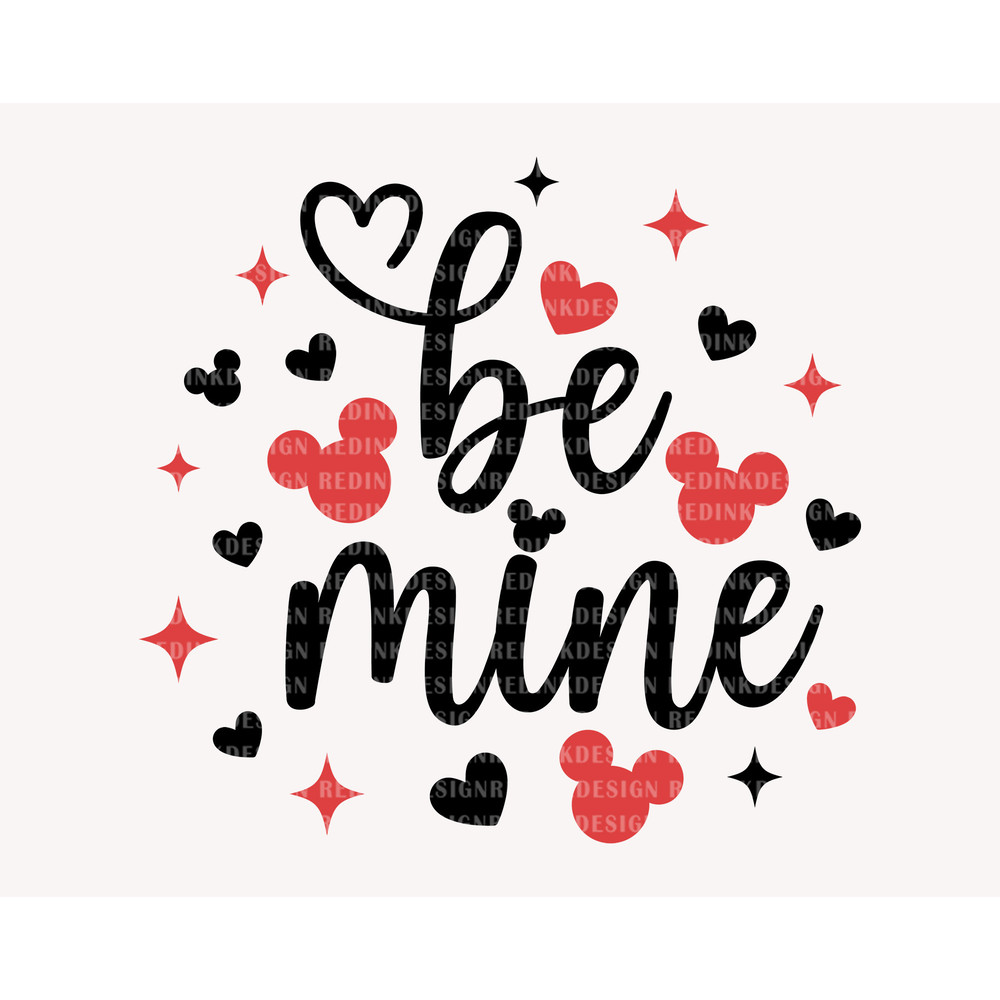 Be Mine Svg, Love Valentine Svg, Funny Valentine's Day, Valentine's Day Svg, Mouse Valentine Svg, Valentines Couple shirt SVG File - 1.jpg
