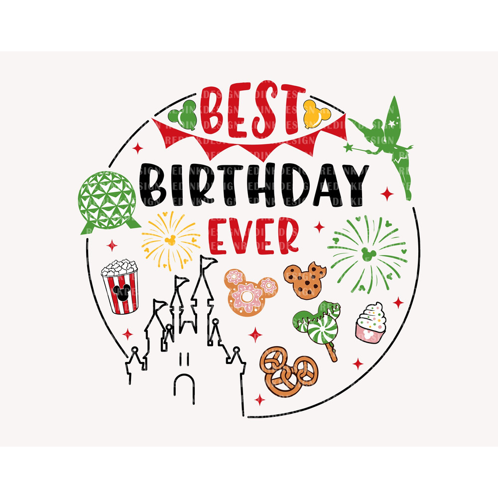 Best Birthday Ever SVG, Carnival Food Svg, Christmas Snacks Svg, Mouse Castle Svg, Firework, Christmas Shirt, Holiday Season Svg Cut Files - 1.jpg
