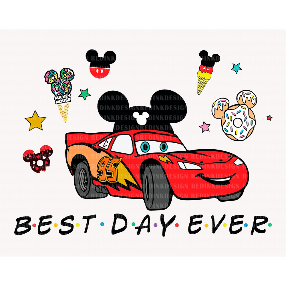 Best Day Ever Png, Mouse Snacks Png, Family Vacation Png, Red Car Png, Magical Kingdom Png, Family Trip Shirt, Car Sublimation Design - 1.jpg
