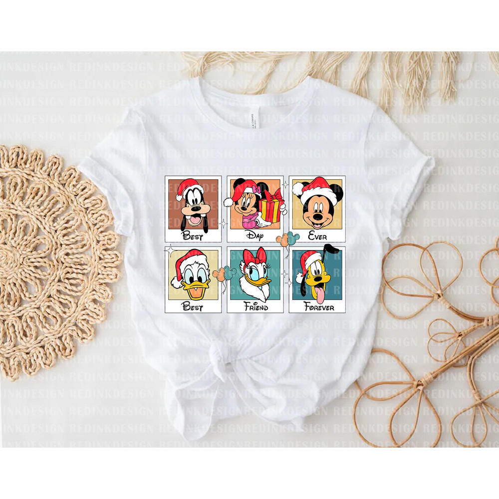 Best Day Ever, Best Friend Forever Svg, Christmas Friends Svg, Character Face Xmas Svg, Mouse And Friends Svg, Friends Trip, Christmas Shirt - 3.jpg