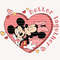 Better Together Svg, Mouse Kissing Svg, Mouse Valentines Svg, Family Trip, Mouse Love Svg, Retro Valentines, Valentine Shirt Couple SVG File - 1.jpg