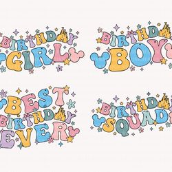 birthday svg bundle, birthday girl svg, birthday boy svg, bi