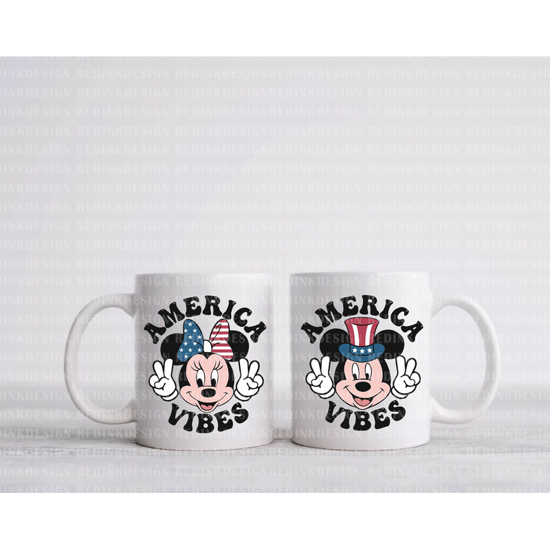 Bundle America Vibes Svg, Happy 4th of July Svg, 4th of July Svg, July 4th Svg, Independence Day Svg, Mouse Head Svg, Digital Download - 3.jpg