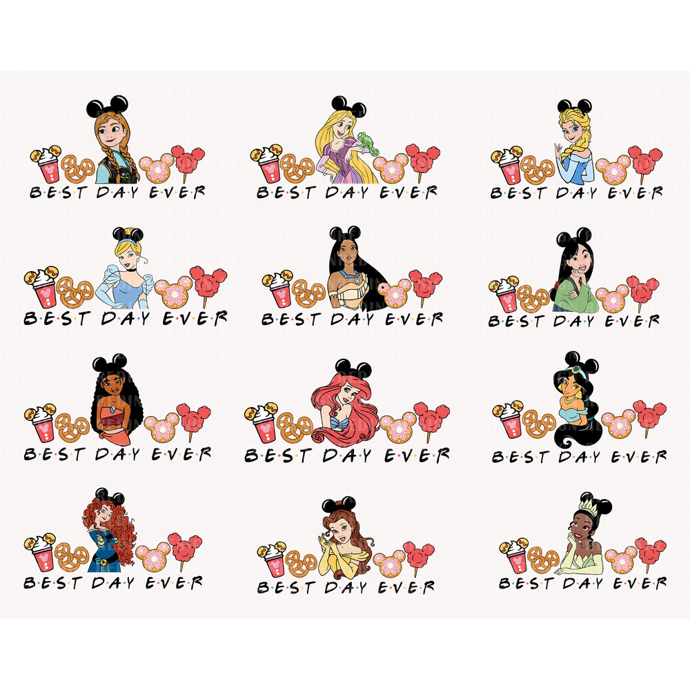 Bundle Best Day Ever Svg, Princess Svg, Family Vacation Svg, Family Trip Svg, Vacay Mode Svg, Magical Kingdom Svg, Family Matching Shirt Svg - 1.jpg