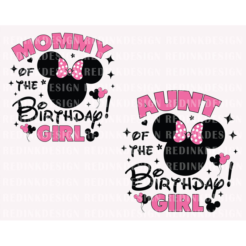 Bundle Birthday Girl Svg, Birthday Shirt Svg, Mouse Birthday Svg, It's My Birthday Svg, Birthday Party Svg, Digital Download, Mouse Head Svg - 1.jpg