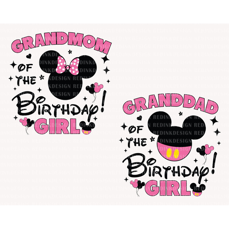 Bundle Birthday Girl Svg, Birthday Shirt Svg, Mouse Birthday Svg, It's My Birthday Svg, Birthday Party Svg, Digital Download, Mouse Head Svg - 1.jpg