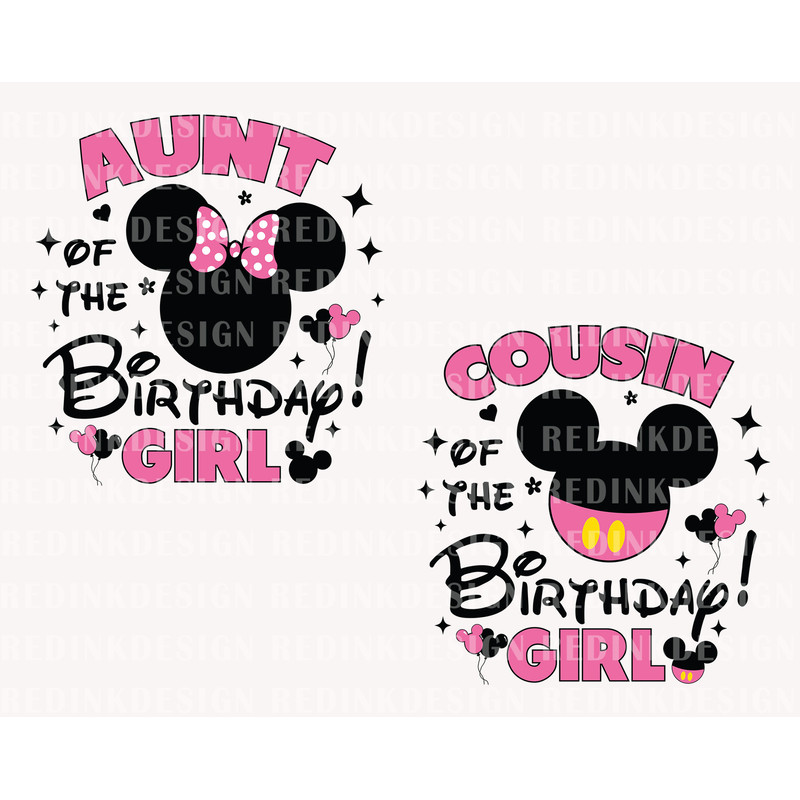 Bundle Birthday Girl Svg, Birthday Shirt Svg, Mouse Birthday Svg, It's My Birthday Svg, Birthday Party Svg, Digital Download, Mouse Head Svg - 1.jpg