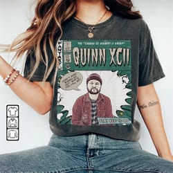 quinn xcii comic shirt, sweatshirt 90s vintage book art quinn change of scenery 2 tour album graphic tee unisex gift hoo
