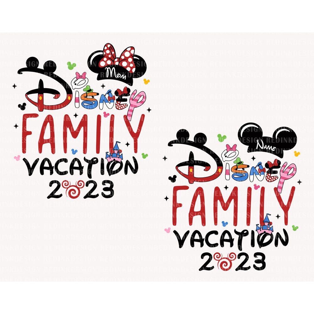 Bundle Family Vacation 2023 Svg, Family Trip Svg, Vacay Mode Svg, Magical Kingdom Svg, Family Shirt Trip, Fabulous Trip Svg, Custom Svg - 1.jpg