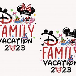 bundle family vacation 2023 svg, family trip svg, vacay mode