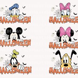 bundle halloween mouse and friends svg, halloween svg, spook
