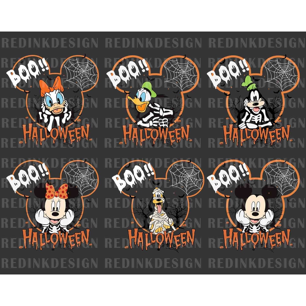 Bundle Halloween Mouse And Friends SVG, Halloween Svg, Spooky Svg, Trick Or Treat Svg, Halloween Boo Svg, Spooky Svg Cut File - 1.jpg