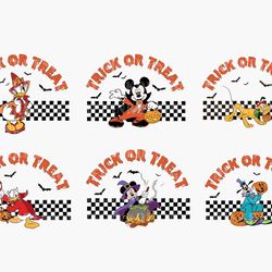 bundle halloween mouse and friends svg, retro halloween svg,