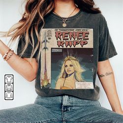 renee rapp comic shirt, 90s vintage merch book art frhaufsteher album world tour ticket 2023 graphic tee gift for fan v3