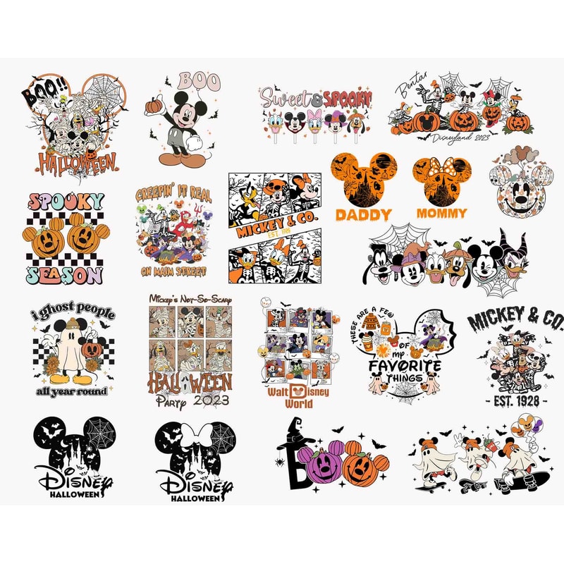 Bundle Halloween PNG, Halloween Png, Spooky Png, Trick Or Treat Png, Retro Halloween Png Bundle, Scary Halloween Png, Trending Png For Shirt - 1.jpg