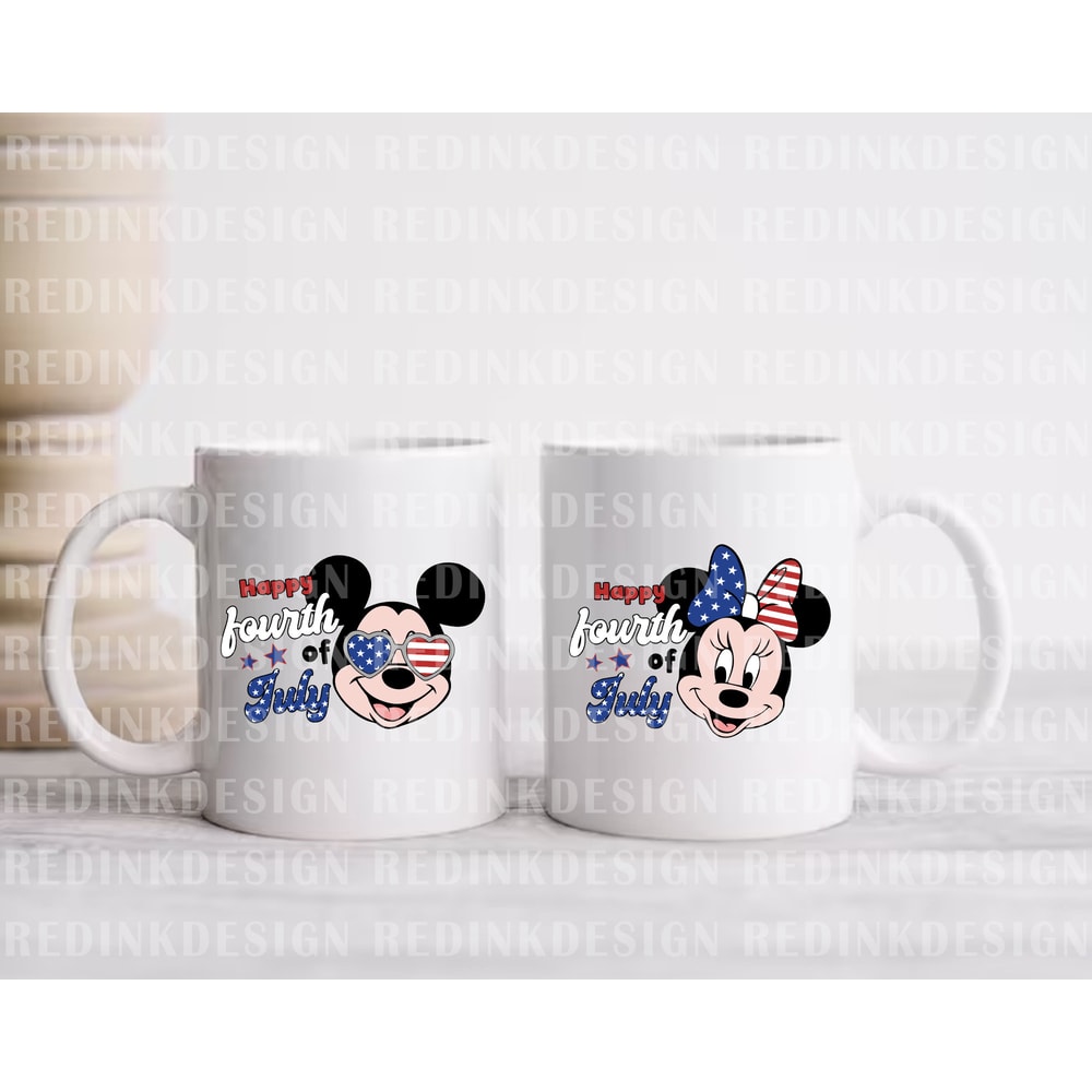 Bundle Happy 4th of July Svg, Mouse Head Svg, Fourth Of July Svg, American Flag Svg, Patriotic Svg, Independence Day Svg, Freedom Shirt Svg - 3.jpg