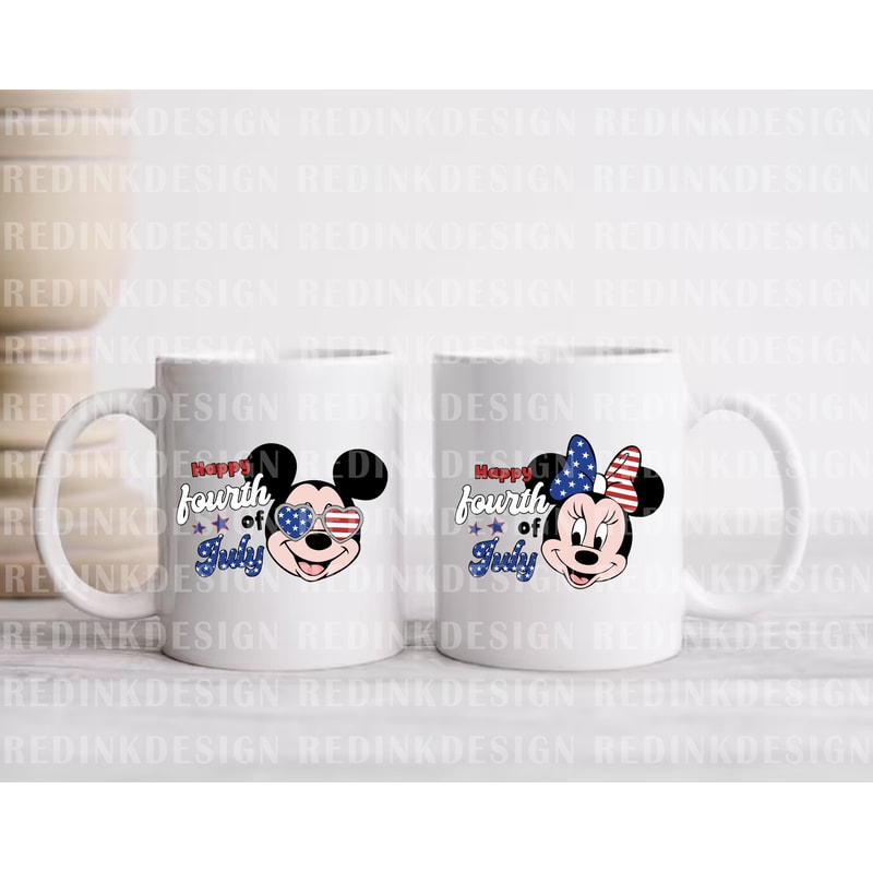 Bundle Happy 4th of July Svg, Mouse Head Svg, Fourth Of July Svg, American Flag Svg, Patriotic Svg, Independence Day Svg, Freedom Shirt Svg - 3.jpg