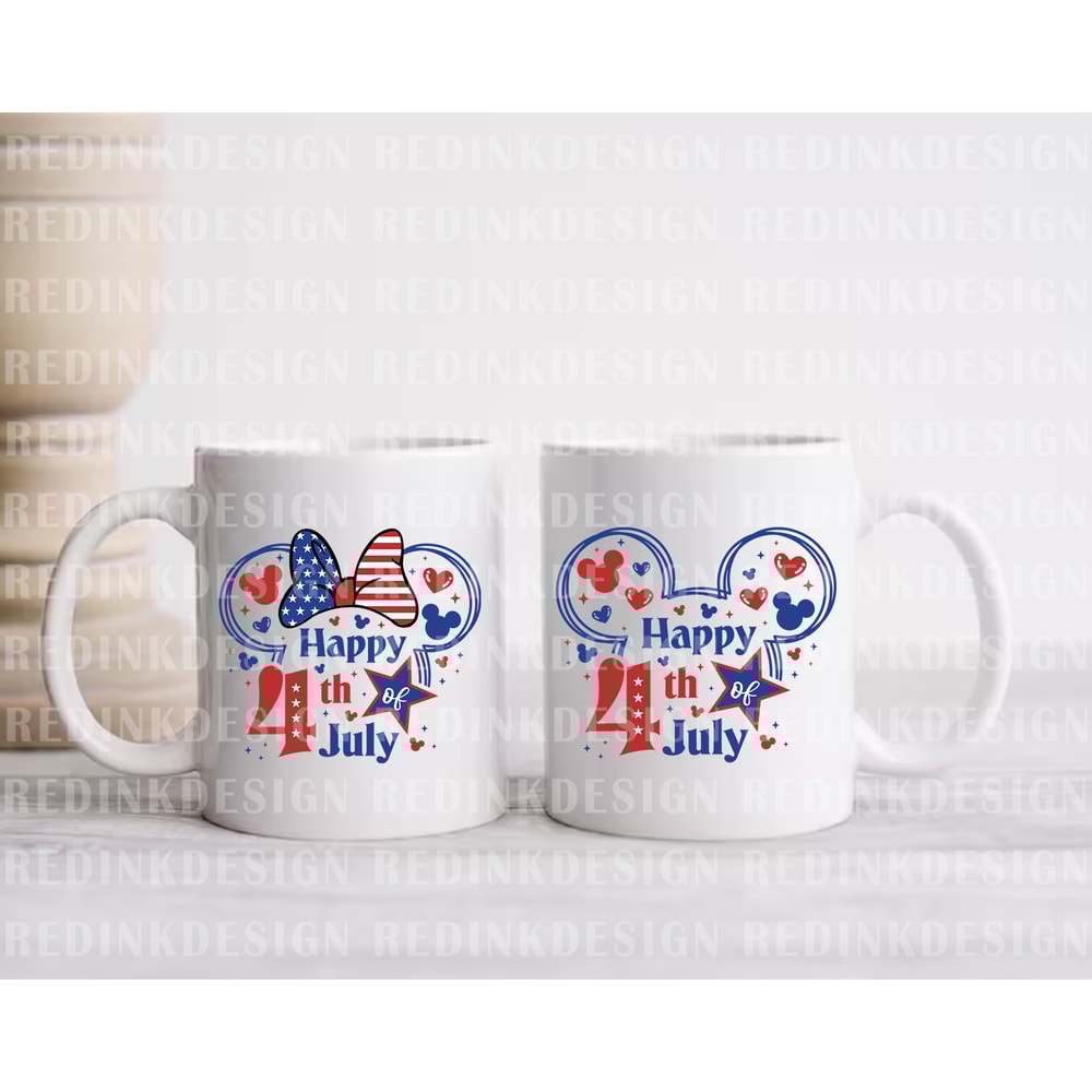 Bundle Happy 4th of July Svg, Mouse Head Svg, July 4th Svg, Fourth Of July Svg, American Flag Svg, Patriotic Svg, Independence Day Svg - 2.jpg