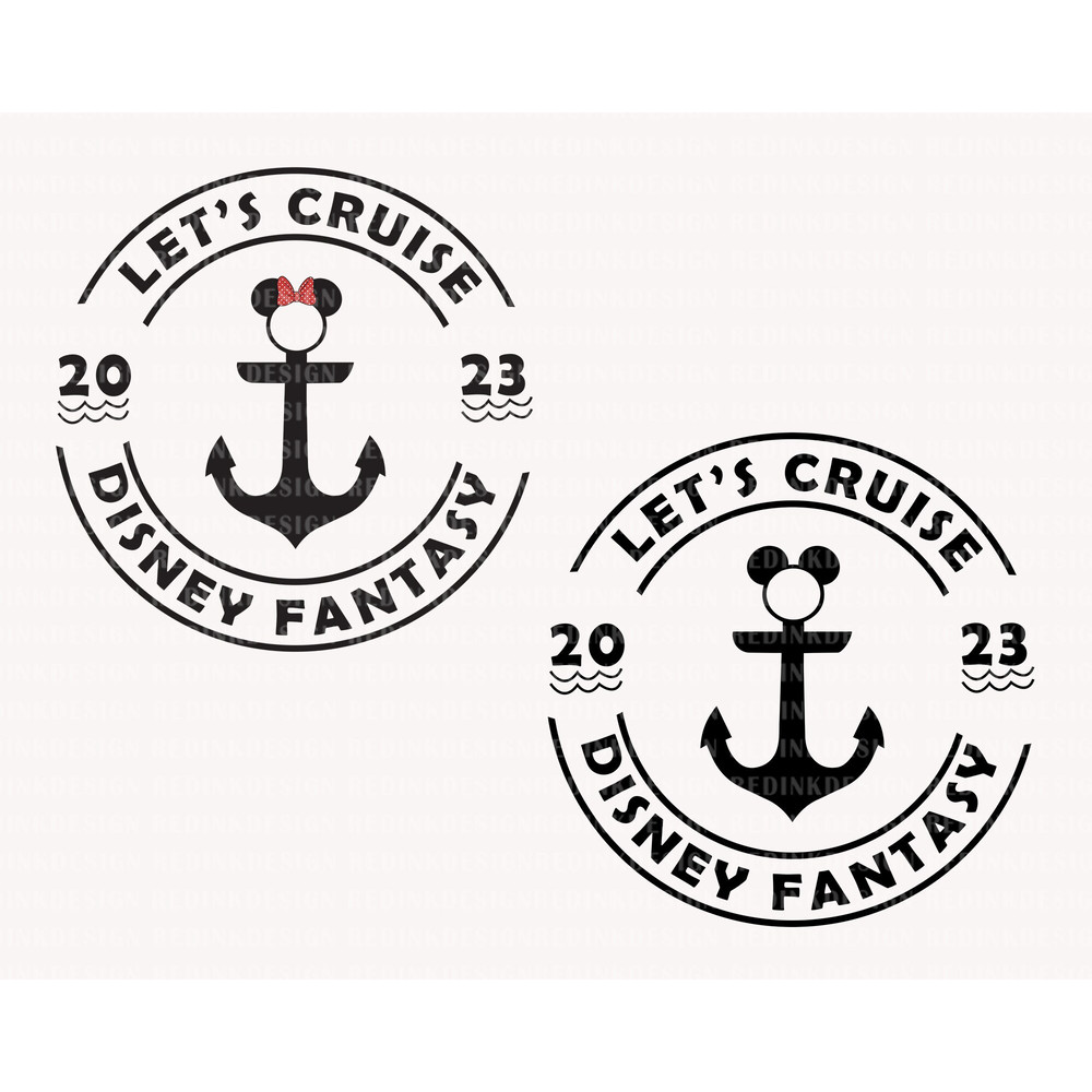 Bundle Let's Cruise 2023 Svg, Cruise Trip Svg, Family Trip Svg, Mouse Anchor Svg, Magical Kingdom Svg, Vacay Mode Svg, Family Shirt Trip Svg - 1.jpg