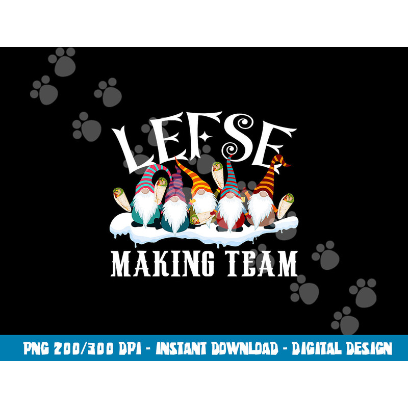 Gnome Nisse Tomte Christmas Xmas Tee Lefse Making Team png, sublimation copy.jpg