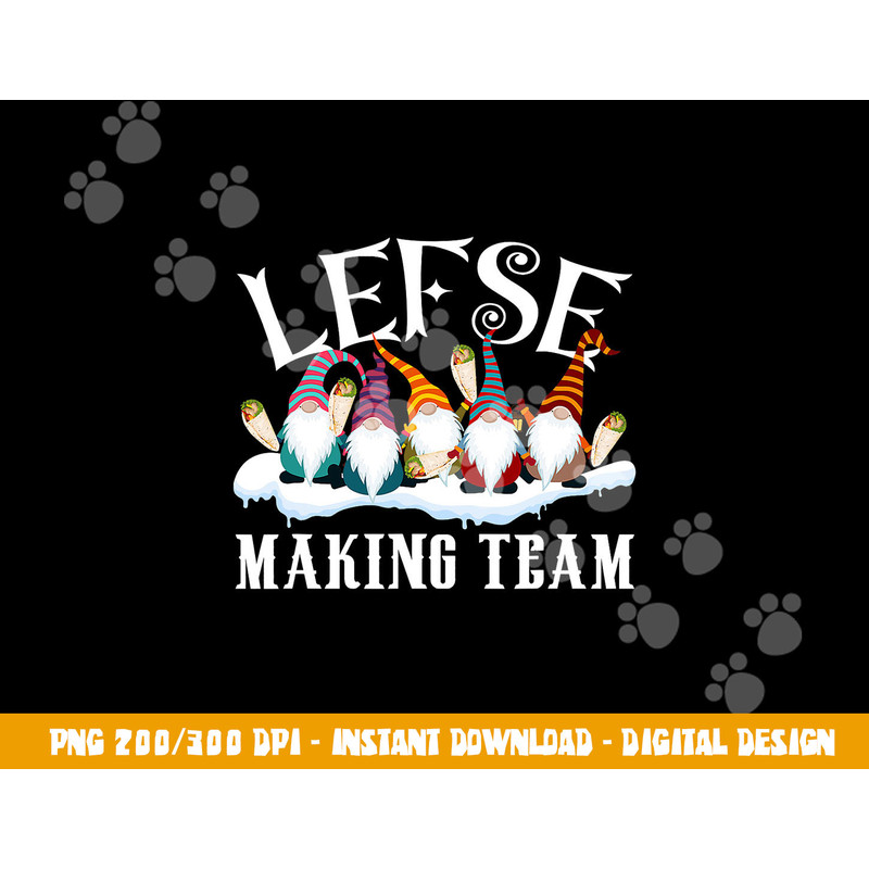 Gnome Nisse Tomte Christmas Xmas Tee Lefse Making Team png, sublimation copy.jpg