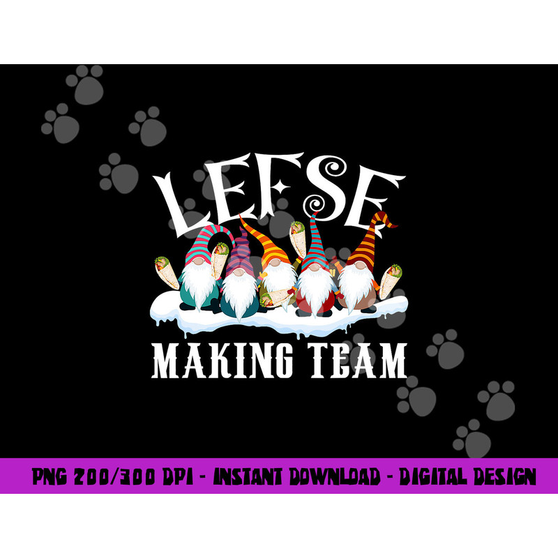 Gnome Nisse Tomte Christmas Xmas Tee Lefse Making Team png, sublimation copy.jpg