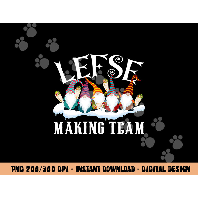 Gnome Nisse Tomte Christmas Xmas Tee Lefse Making Team png, sublimation copy.jpg