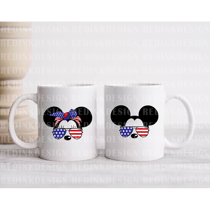Bundle Mouse With Sunglasses Svg, Fourth of July Svg, July 4th Svg, America, American Flag Svg, Independence Day Svg, Mouse Head Svg - 2.jpg