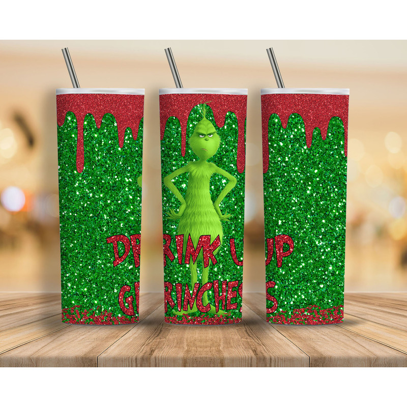 Christmas Collage Tumbler Wrap - 20 oz Sublimation Tumbler Wrap PNG Digital File, Funny Christmas Designs, Funny Christmas Drink Up - 1.jpg