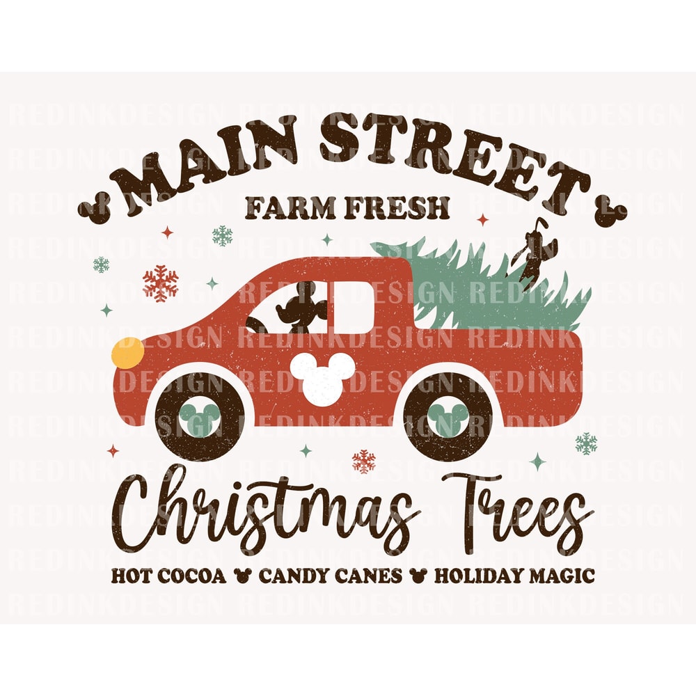 Christmas Main Street Png, Christmas Tree Farm Truck Png, Christmas Truck, Family Vacation Png, Christmas Friends Png, Retro Christmas Shirt - 1.jpg