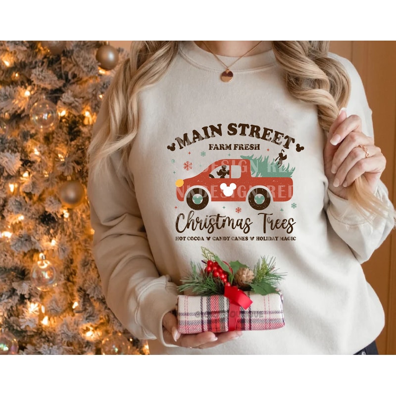 Christmas Main Street Png, Christmas Tree Farm Truck Png, Christmas Truck, Family Vacation Png, Christmas Friends Png, Retro Christmas Shirt - 2.jpg
