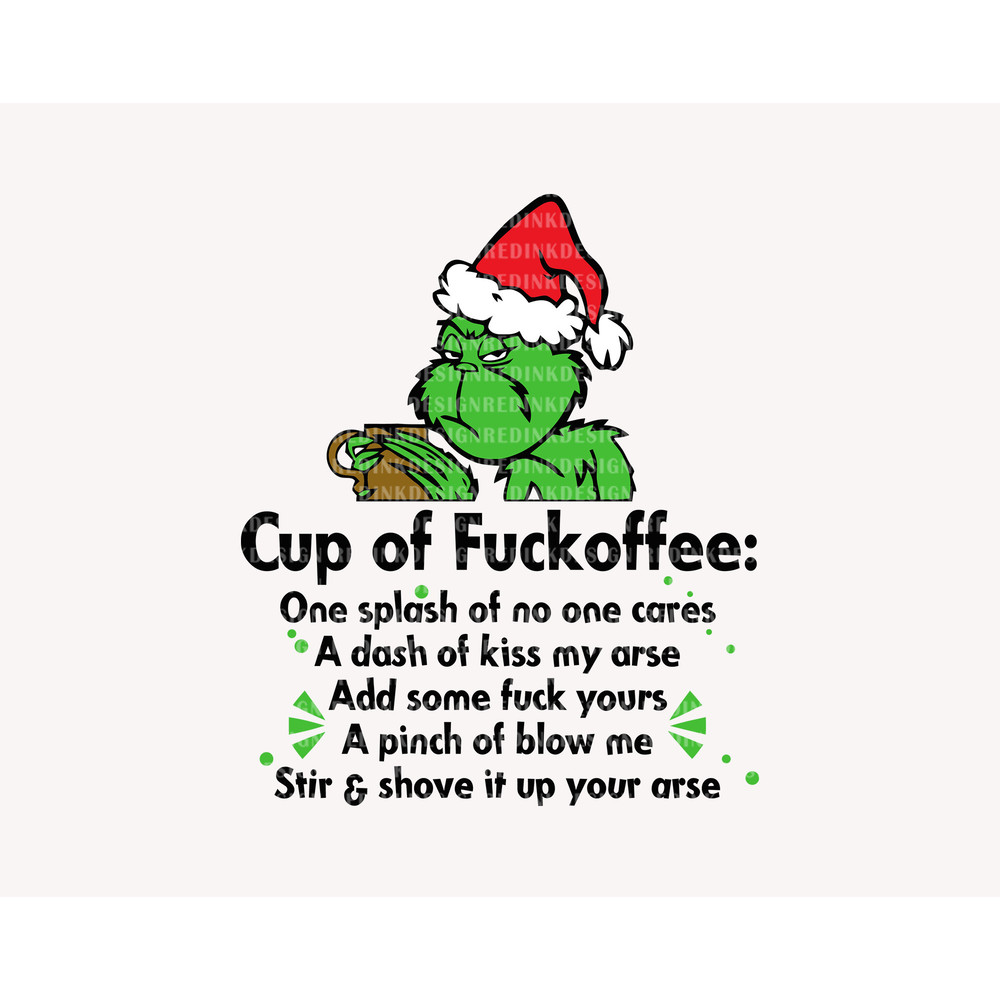 Cup Of Fuckoffee Svg, Character Face, Christmas Coffee Svg, Xmas Svg, Funny Christmas Svg, Winter Svg, Christmas Shirt, Holiday Season Svg - 1.jpg