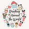 Drinking Around The World Png, Christmas Doodle Png, Christmas Drink Png, Mouse Coffee , Retro Christmas Shirt, Holiday Season Png Files - 1.jpg