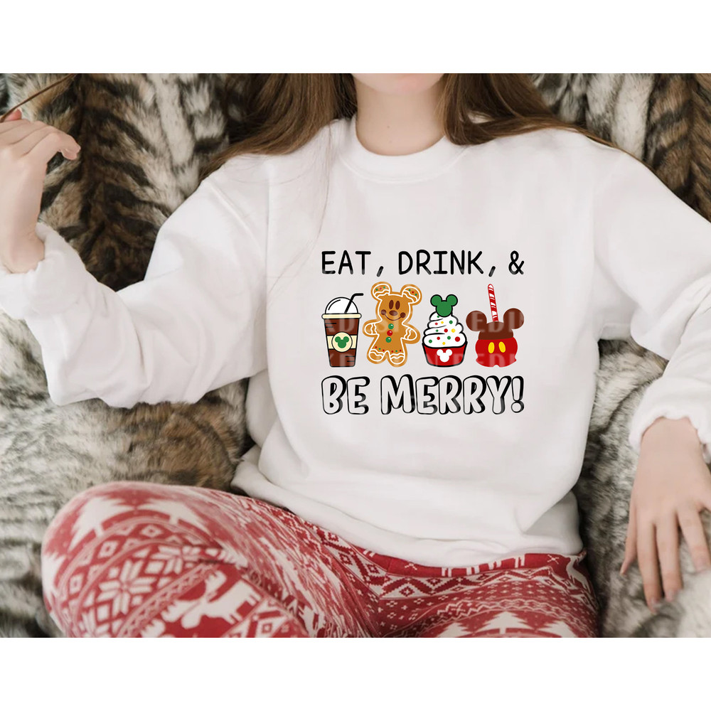 Eat, Drink, & Be Merry SVG, Christmas Svg, Christmas Mouse, Christmas Snacks Svg, Gingerbread Men Svg, Holiday Season Svg Cut Files - 3.jpg