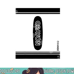 orange crayon box halloween costume couple group gift png, sublimation copy