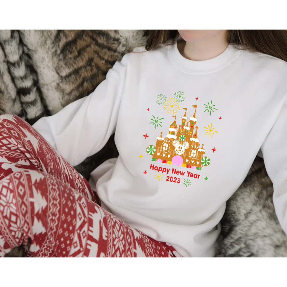 Gingerbread Castle Svg, Happy New Year 2023 Svg, Firework Mouse Svg, Gingerbread Svg, Christmas Shirt, New Year Holiday Svg Png Files - 2.jpg