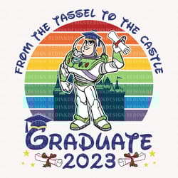 graduate 2023 tassel to castle svg, astronaut svg, graduate