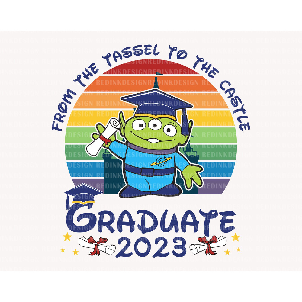 Graduate 2023 Tassel To Castle Svg, Graduate 2023 Svg, Graduate 2023 Alien Svg, Class of 2023 Svg, Graduate Trip Svg, Digital Download - 1.jpg