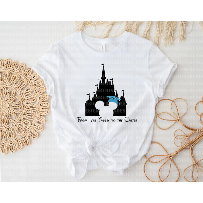 Graduate Tassel To Castle 2023 Svg, Graduation 2023 Svg, Graduate Shirt Svg, Senior 2023 Svg, Class of 2023 Svg, Magical Castle Svg - 2.jpg