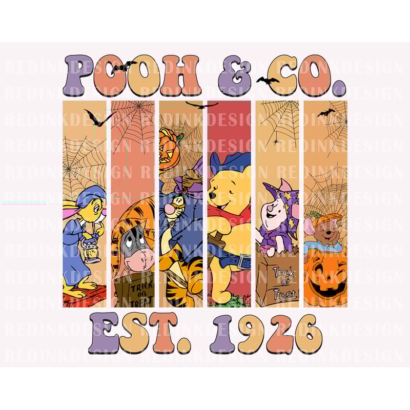 Halloween Bear And Friends PNG, Halloween Costume Png, Halloween Png, Spooky Vibes Png, Trick Or Treat Png, Boo Png, Halloween PNG for Shirt - 1.jpg