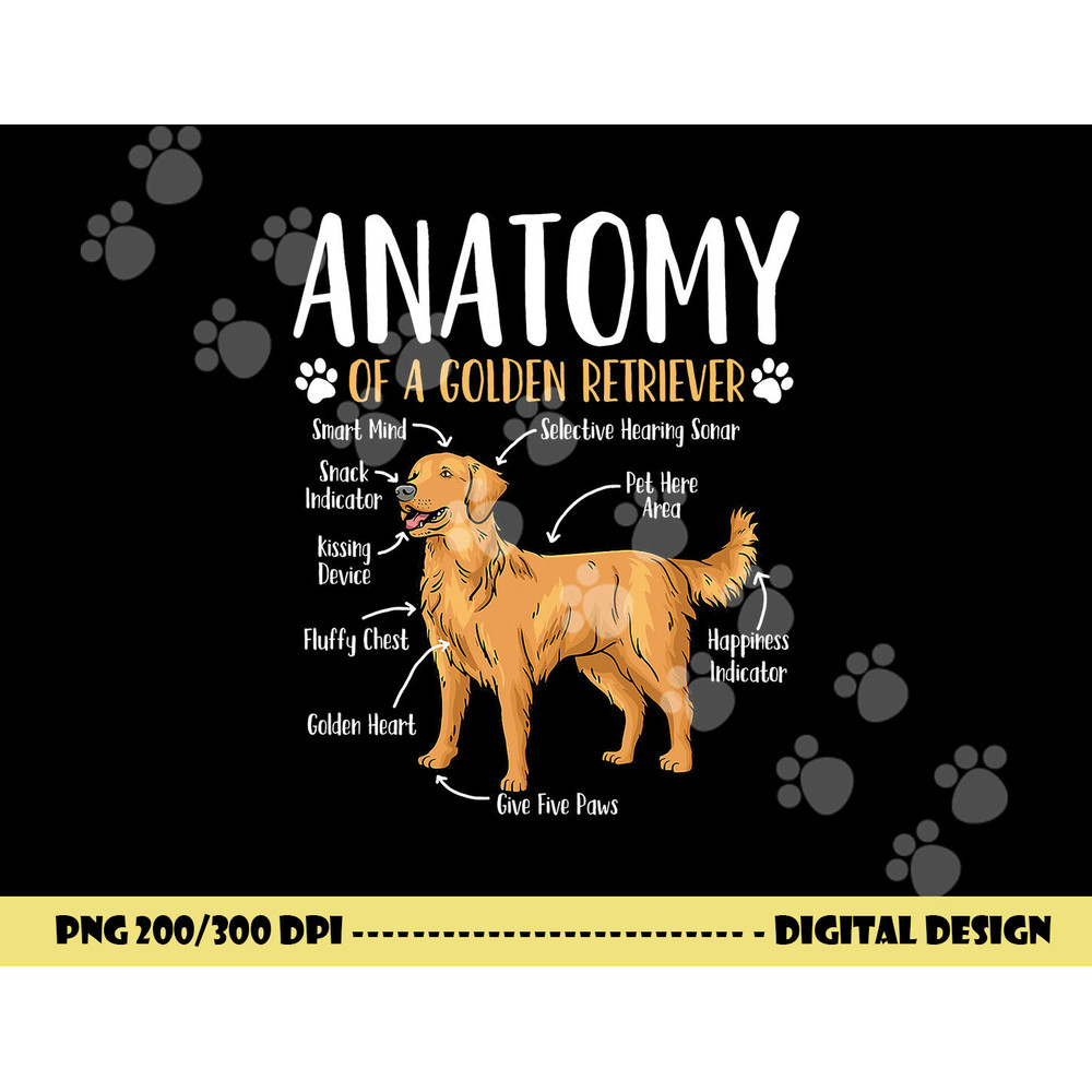 Golden Retriever Dog Anatomy png, sublimation copy.jpg