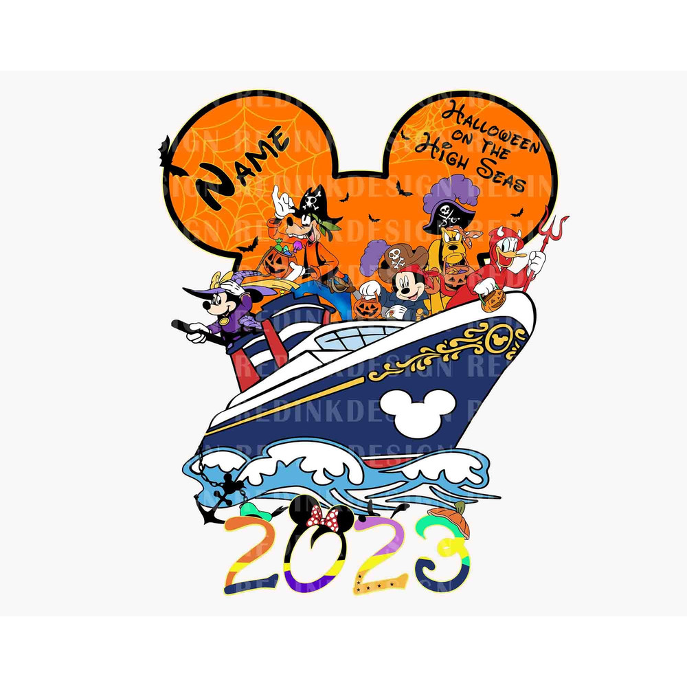 Halloween On The High Seas PNG, Halloween Masquerade Png, Spooky Png, Trick Or Treat Png, Halloween, Halloween Cruise Png, Custom Name Png - 1.jpg