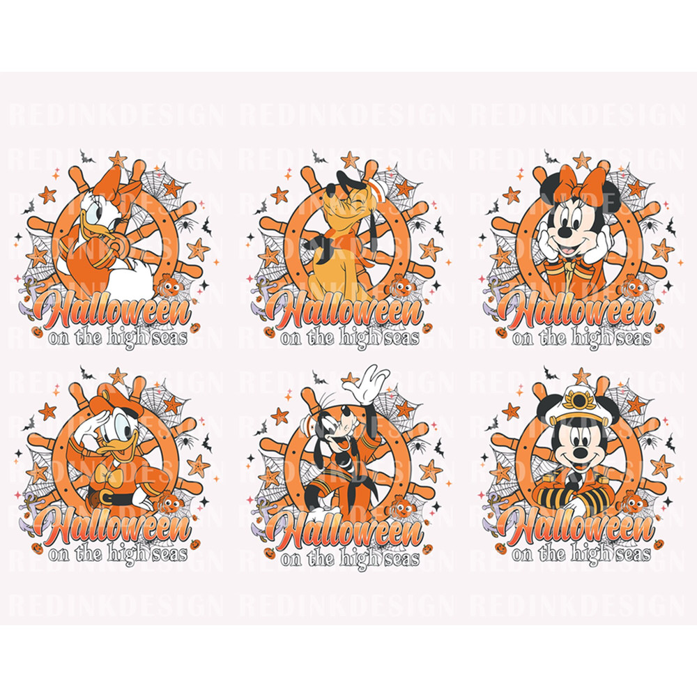 Halloween On The High Seas Png, Halloween Mouse And Friend Png, Trick Or Treat PNG, Halloween Png,  Spooky Png, Halloween Cruise Trip Png - 1.jpg