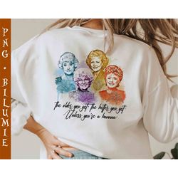 golden girls png file, tv sitcom png, stay golden png, the golden girls png, tv series png, sublimation printing, instan